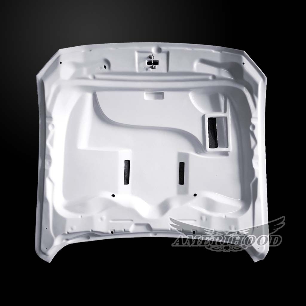 AmeriHood - Ford Mustang Model 2018-2023 E Style Functional Heat Extraction Hood