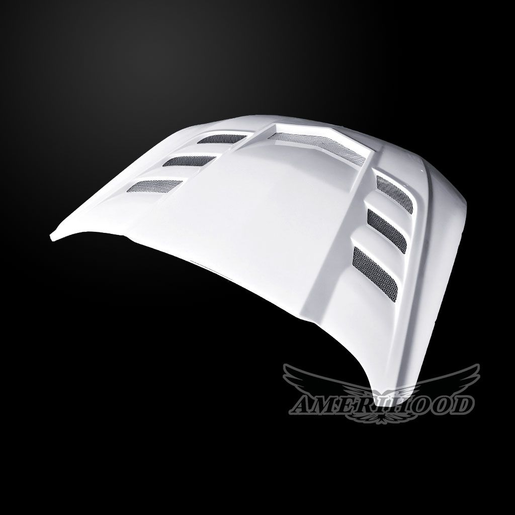 AmeriHood - Ford Mustang Model 2018-2023 VIP Style Functional Heat Extraction Hood