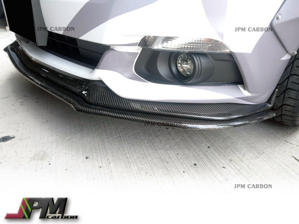 DP Style Carbon Fiber Front Bumper Add-on Lip Fits For 2015-2018 Ford Mustang Only