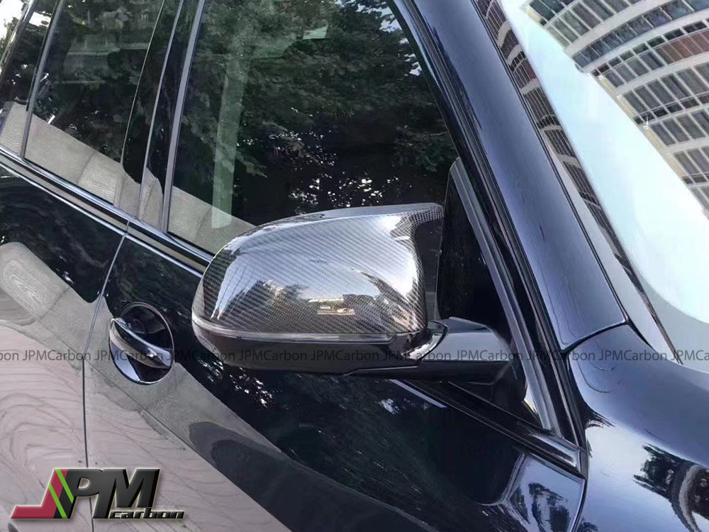 M Style Carbon Fiber Replacement Mirror Covers Fits For 2018-2025 G01 X3 G02 X4 G05 X5 G06 X6 G07 X7