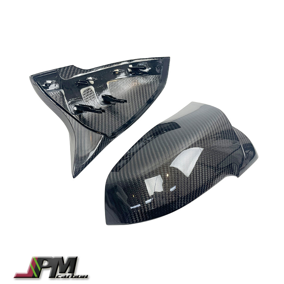 Dry Carbon Mirror Replacement Covers Fits For 2019-2024 Toyota GR Supra A90 A91 Only