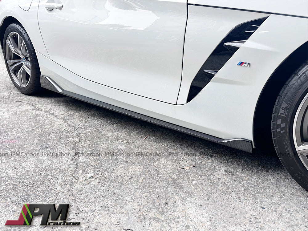 AG Style Carbon Fiber Side Skirt Lips Fits For 2019-2024 BMW G29 Z4 with M-Sport Package Only