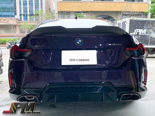 M Performance Style Carbon Fiber Trunk Spoiler Fits For 2022-2025 BMW G42 2-Series Coupe & G87 M2 Only