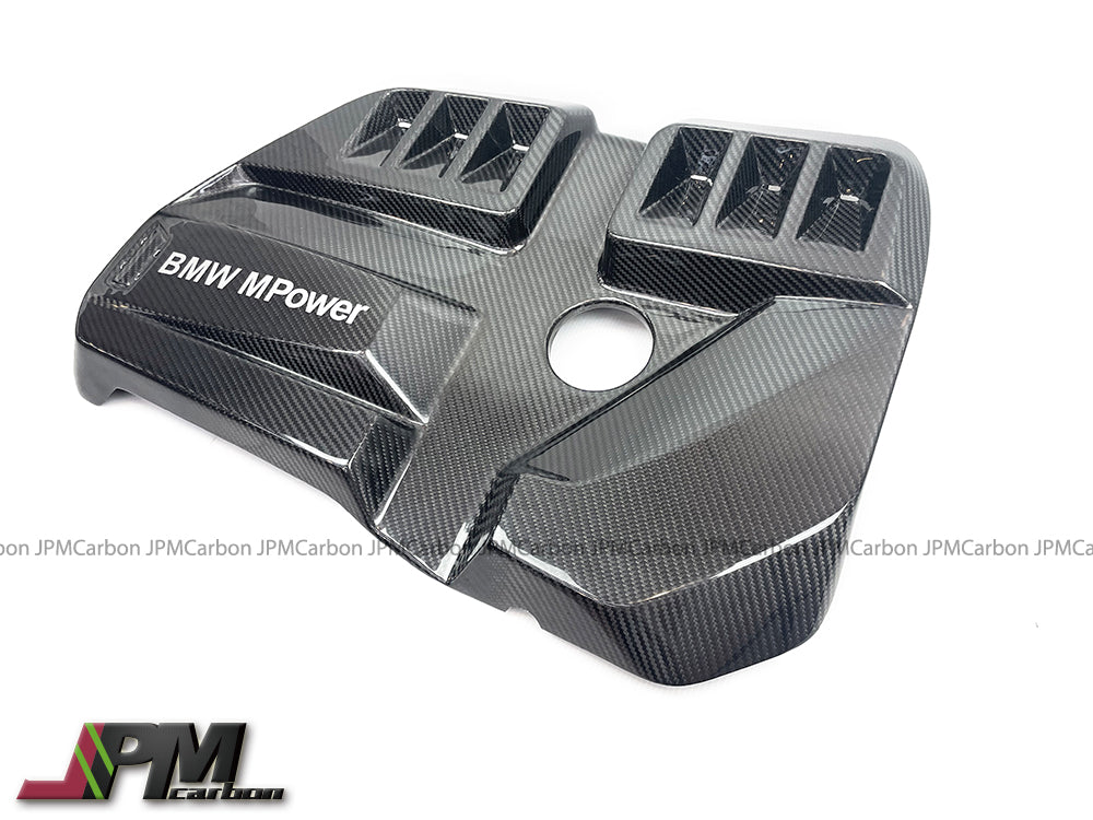 Dry Carbon Fiber Engine Cover Fits For 2020-2025 BMW G80 M3 / G82 M4 Only