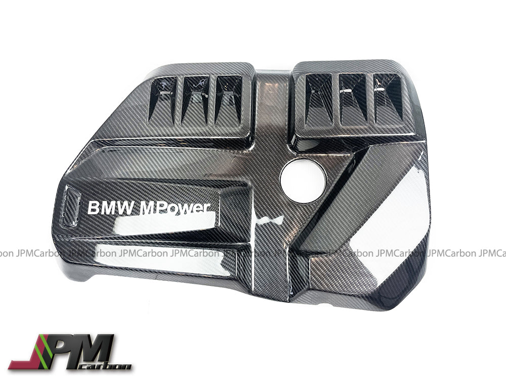 Dry Carbon Fiber Engine Cover Fits For 2020-2025 BMW G80 M3 / G82 M4 Only