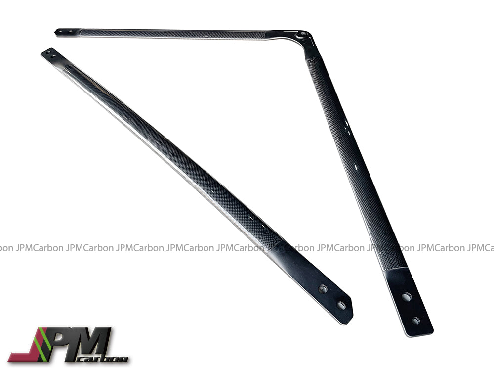 Dry Carbon Fiber Strut Bar Brace Set Fits For 2020-2025 BMW G80 M3 / G82 M4 Only