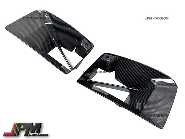 M Performance Style Dry Carbon Front Bumper Replacement Air Duct Inlets Fits For 2022-2025 BMW G87 M2 Only