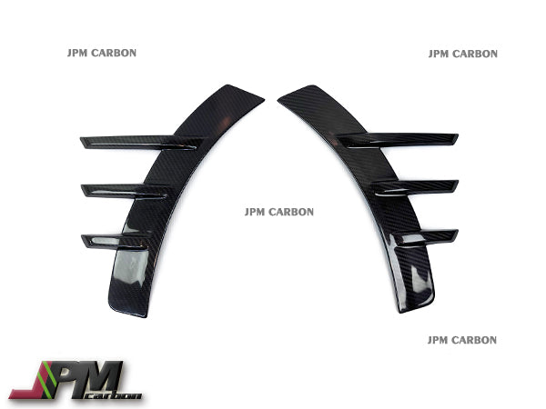 M Performance Style Dry Carbon Rear Fender Arch Trim Covers Fits For 2022-2025 BMW G87 M2 Only