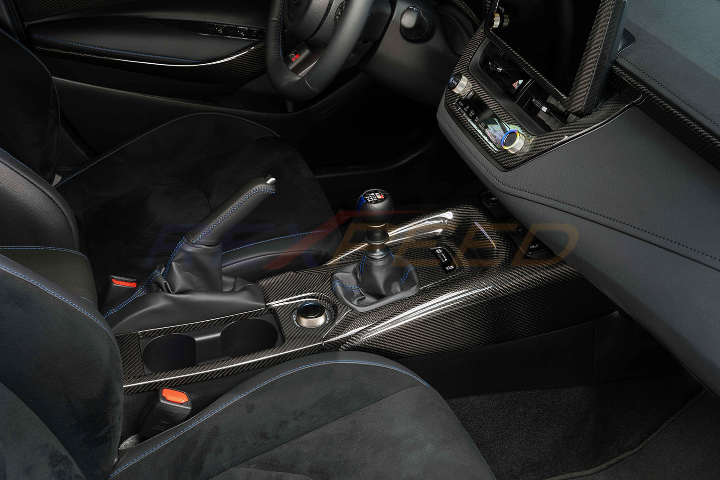 Rexpeed - 2023+ GR Corolla Dry Carbon Console Panel Cover