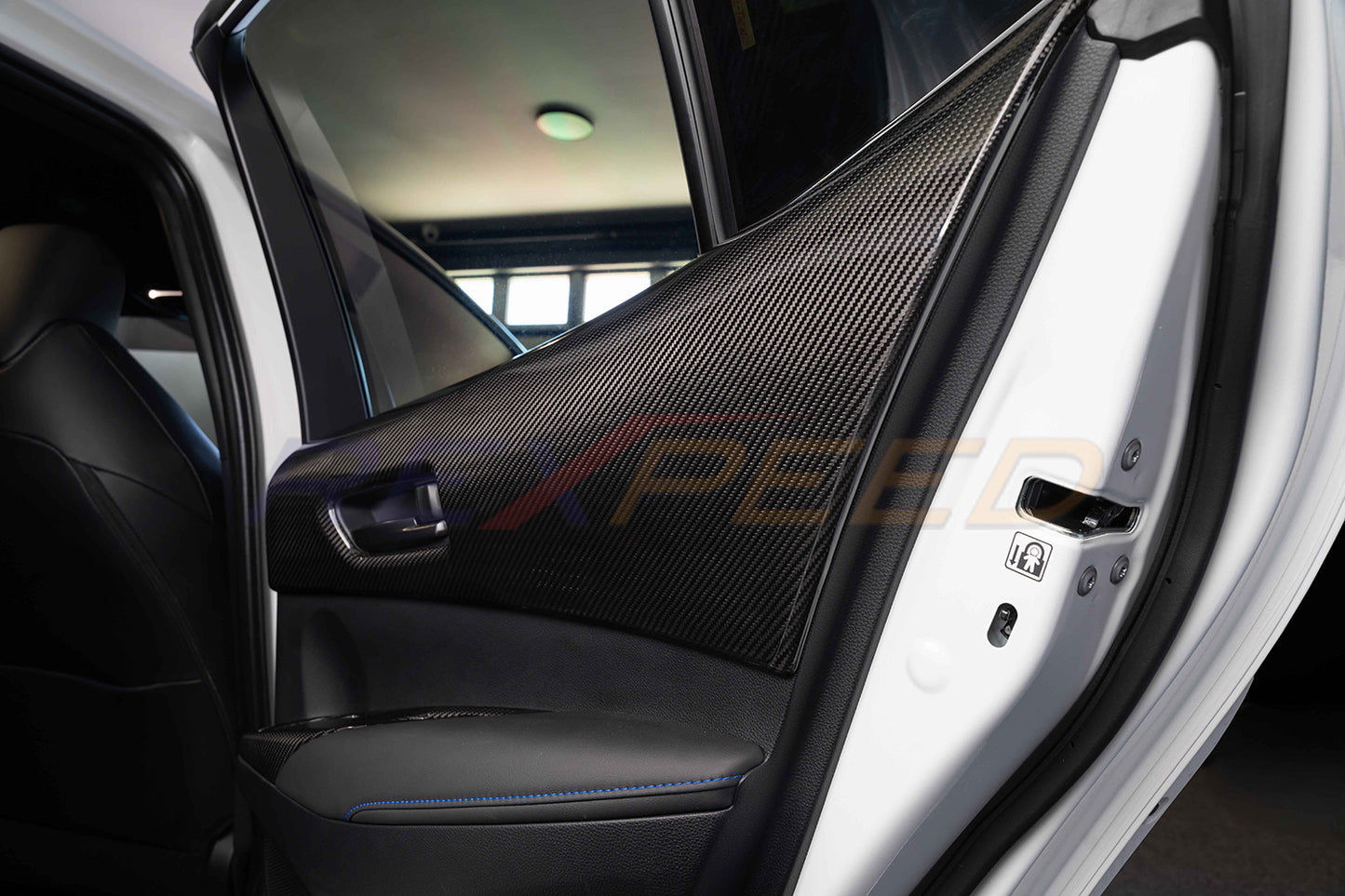 Rexpeed - 2023+ GR Corolla Dry Carbon Interior Door Panel Covers (4 units)