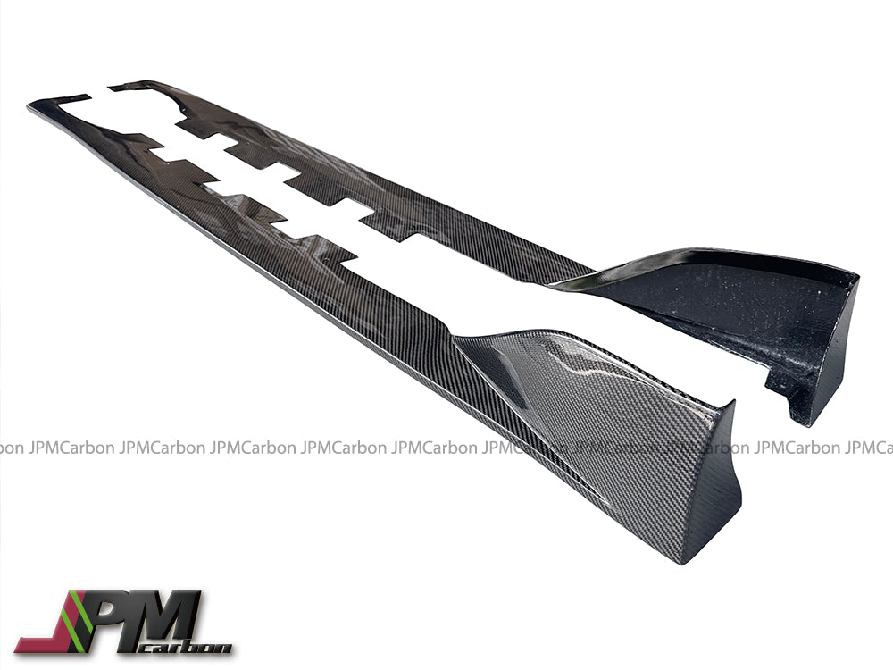 CS Style Carbon Fiber Side Skirt Add-on Lips Fits For 2022-2025 Toyota GR86 & Subaru BRZ