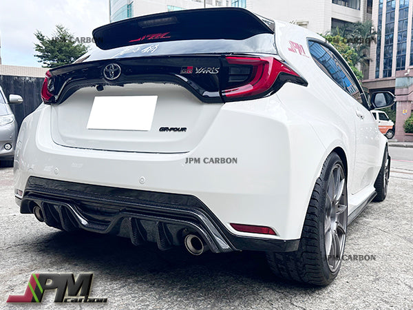 MX Style Carbon Fiber Rear Add-on Diffuser Fits For 2020-2023 Toyota GR Yaris