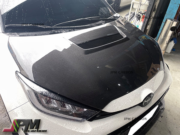 GR MN Style Carbon Fiber Engine Bonnet Hood Fits For 2020-2024 Toyota GR Yaris Only