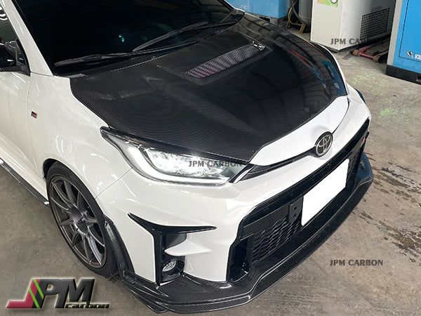 GR MN Style Carbon Fiber Engine Bonnet Hood Fits For 2020-2024 Toyota GR Yaris Only
