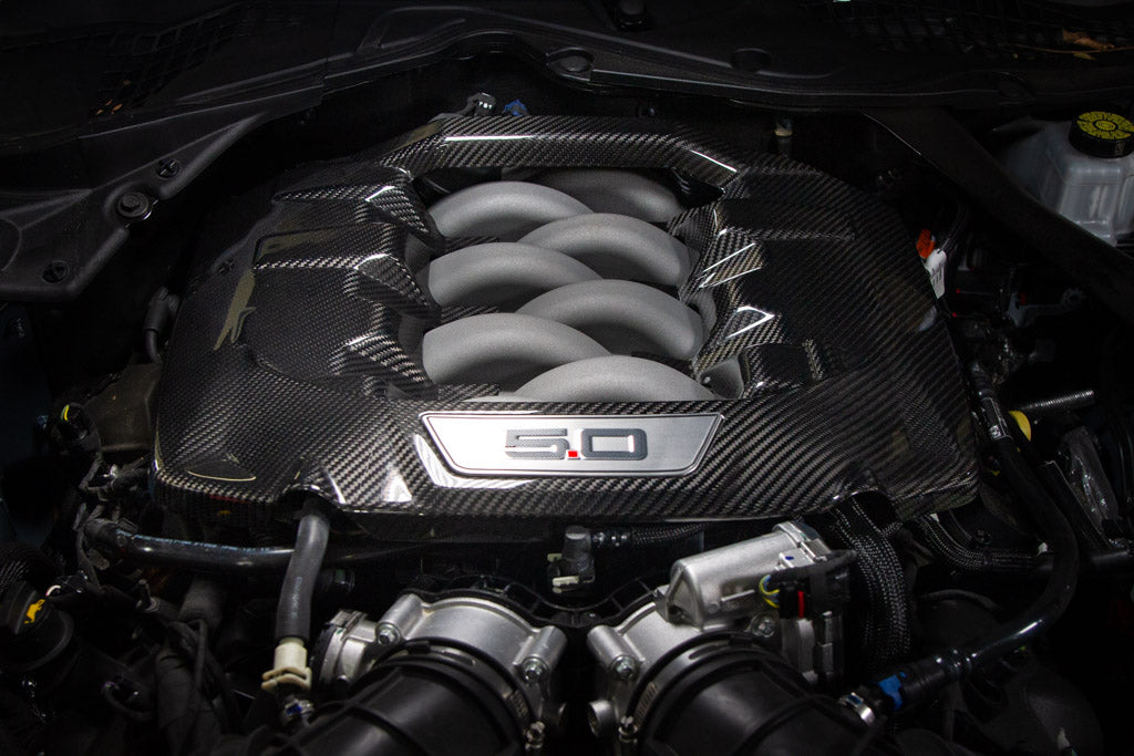 Carbon Fiber Engine Cover - Ford Mustang S650 2024 - Current