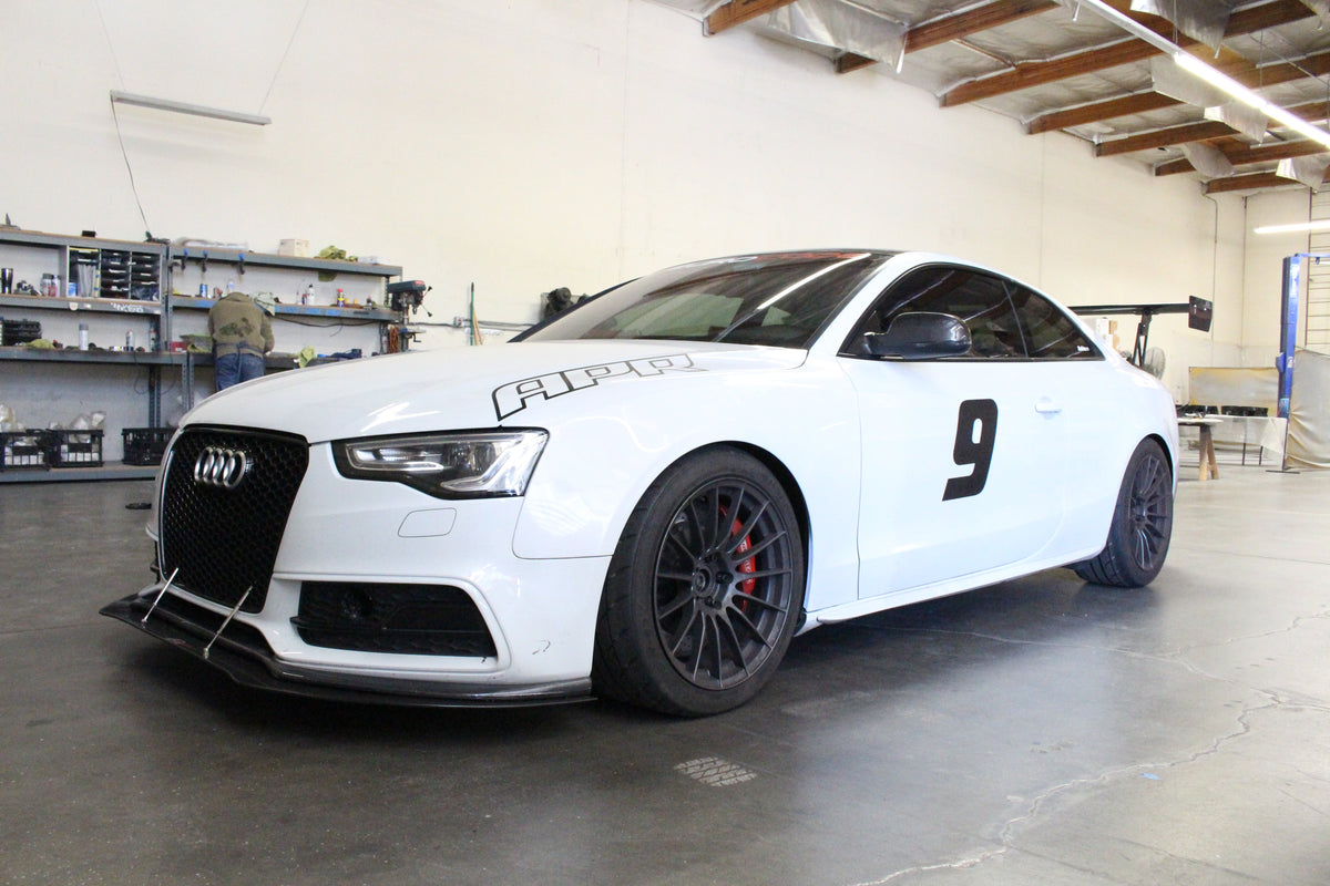 Carbon Fiber Front Wind Splitter - Audi S5 2008-2012 (Stock Bumper)