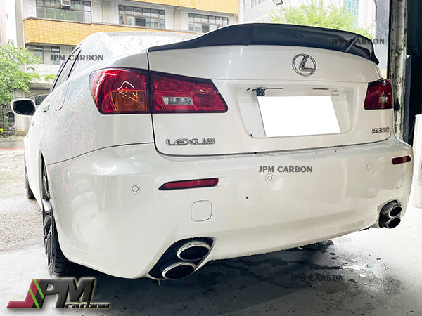 R Style Carbon Fiber Trunk Spoiler Fits For 2006-2013 Lexus IS Model Only