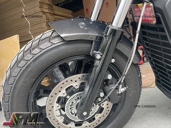 JPM Carbon Fiber Front Fenders Fits For 2015-2021 Indian Scout Bobber Only