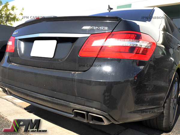 AMG Style Carbon Fiber Trunk Spoiler Fits For 2010-2016 Mercedes-Benz W212 E-Class Sedan Only