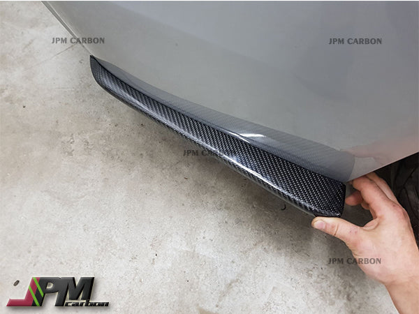 DP Style Carbon Fiber Rear Bumper Add-on Splitter Lips Fits For 2014-2020 BMW F32 F33 F36 with M-Sport Package Only