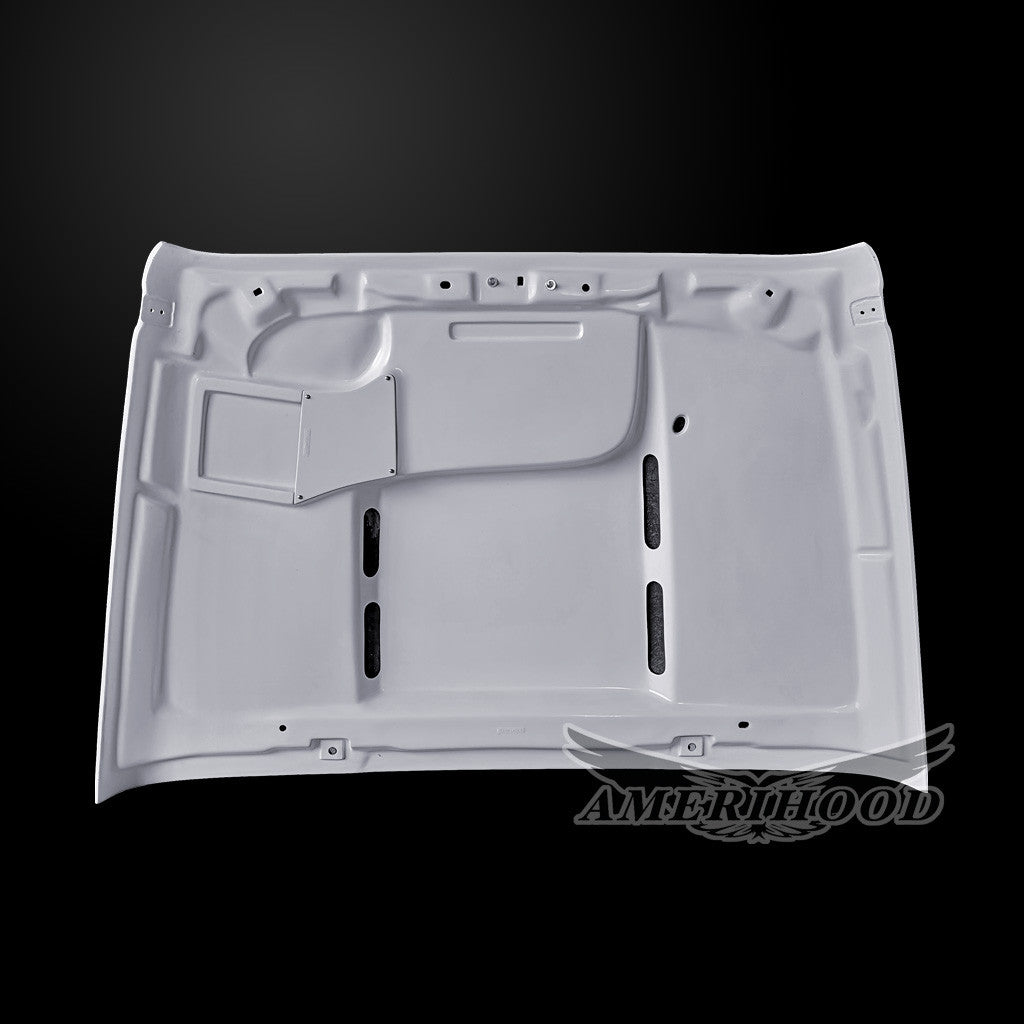 AmeriHood - Jeep Wrangler JK Model 2007-2018 VIP Style Functional Heat Extraction Hood