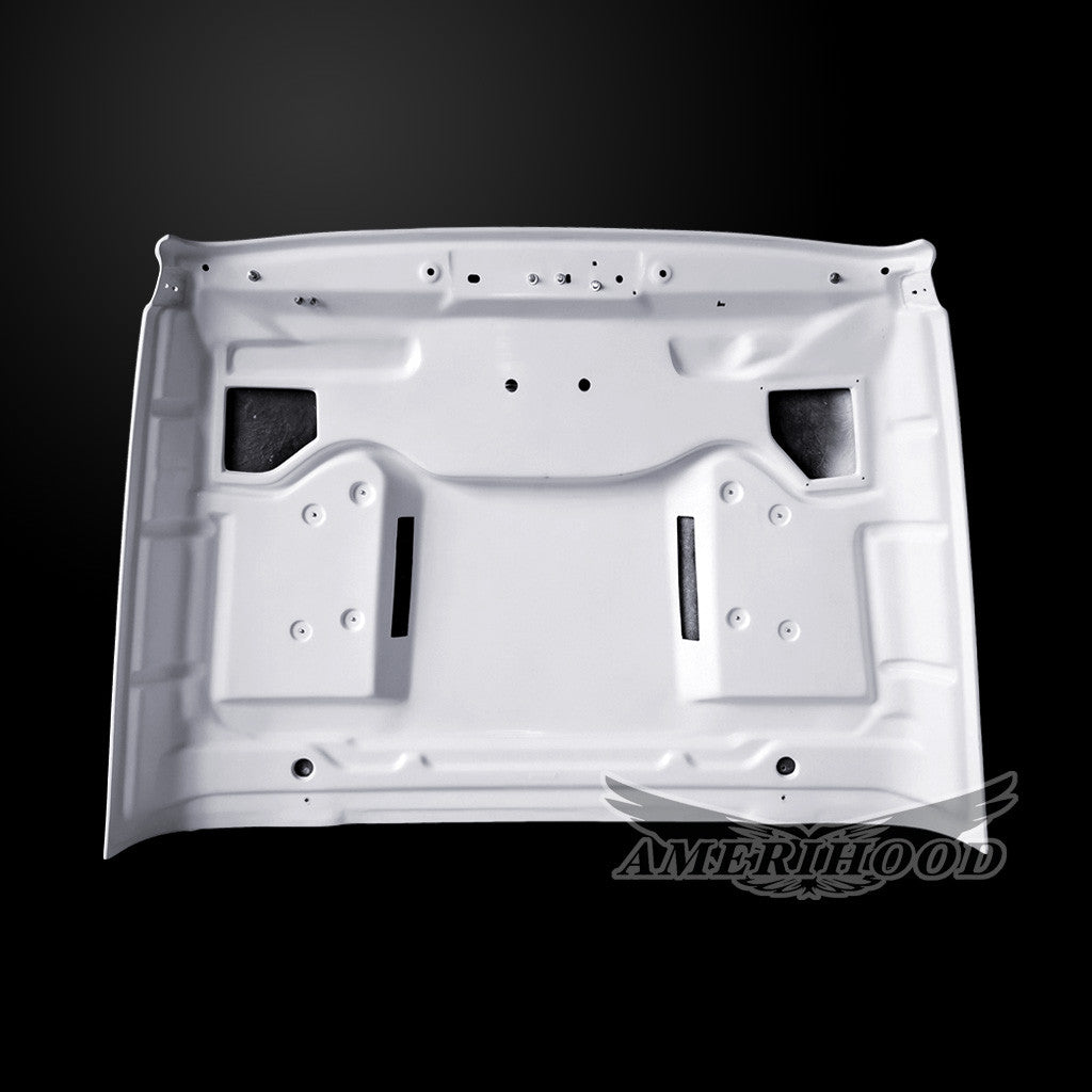 AmeriHood - Jeep Wrangler JL W/O Rubicon 392 Model 2018-2025 VIP Style Functional Heat Extraction Hood