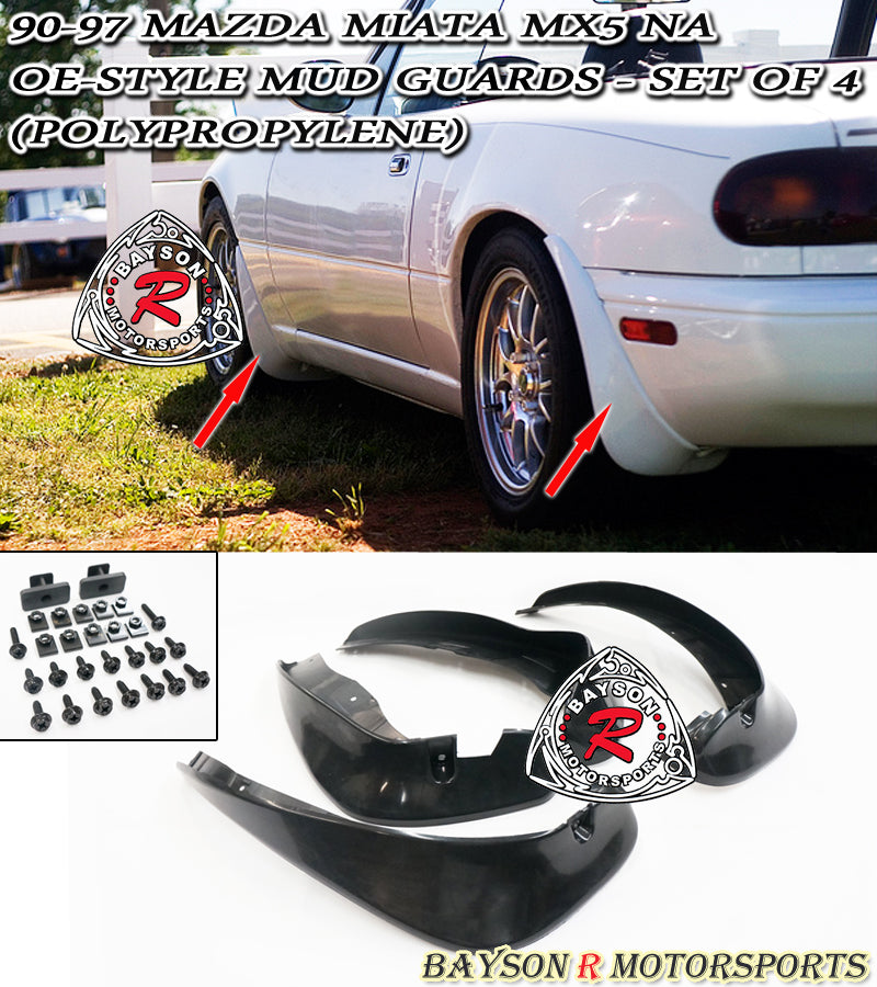 OE Style Mud Guards For 1990-1997 Mazda Miata