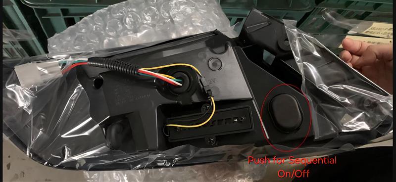 OLM Spec-AR LED Taillights (Smoke Lens/Black Base/White Bar) - 2022+ WRX