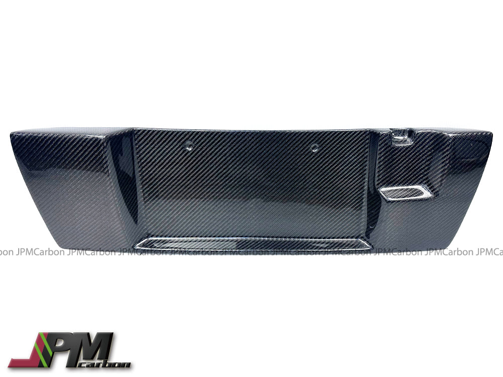 JDM Carbon Fiber License Plate Backing Fits For 2012-2016 Nissan R35 GT-R Only