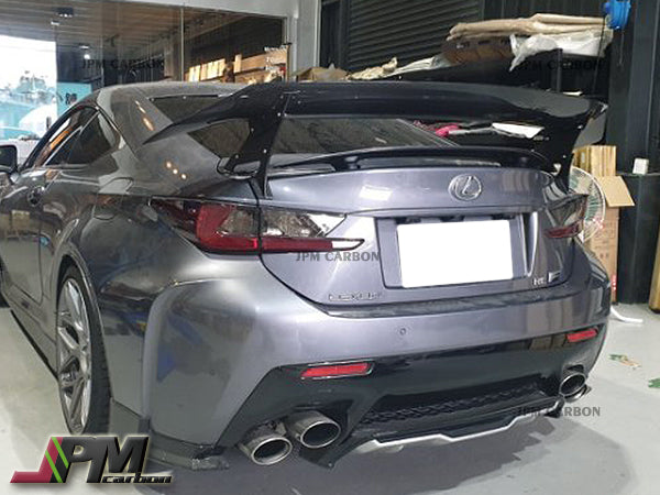 AG Style Carbon Fiber Trunk Spoiler Wing Fits For 2015-2018 Lexus RC-F Only