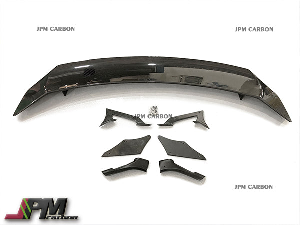 AG Style Carbon Fiber Trunk Spoiler Wing Fits For 2015-2018 Lexus RC-F Only