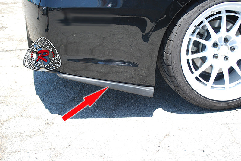 A Style Rear Aprons For 2011-2014 Subaru WRX Sti (4Dr Sedan)