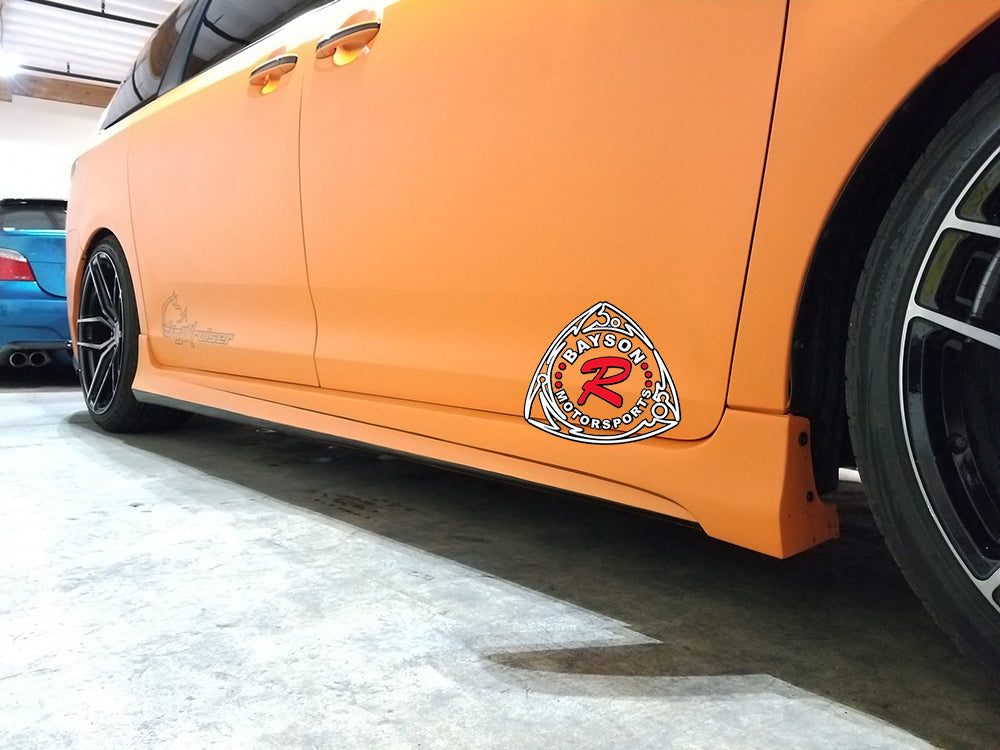 CityKruiser CK Style Add-On Side Skirts For 2011-2020 Toyota Sienna (BASE/L/LE/CE/XLE/Limited)