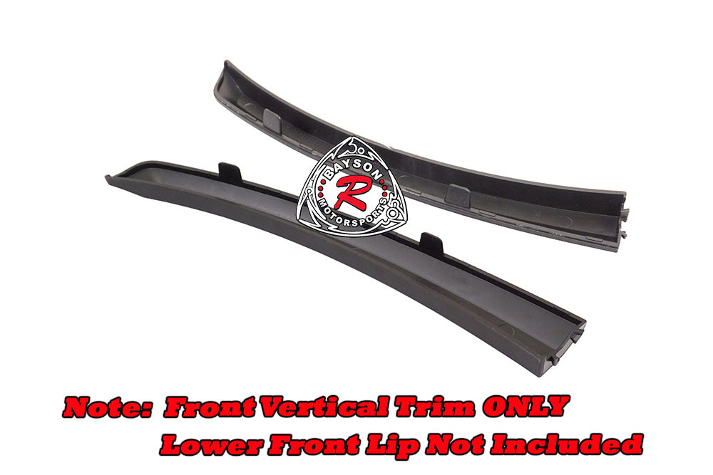 GT4 Style Front Lip Vertical Trim For 2015-2016 Porsche Cayman GT4/Boxster Spyder (981)