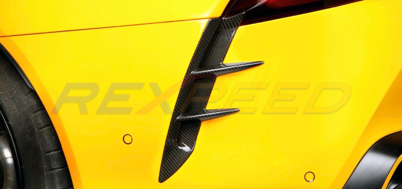 Rexpeed - Supra GR 2020+ V2 Dry Carbon Rear Canards