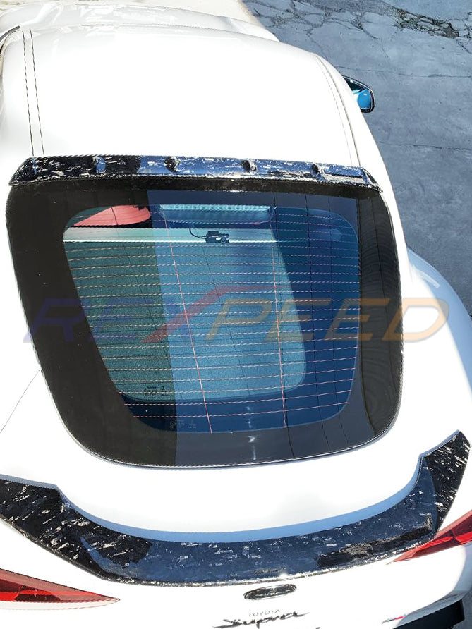 Rexpeed - Supra GR 2020+ V3 Forged Carbon Roof Spoiler