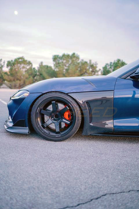 Rexpeed - Supra GR 2020+ V2 Carbon Fiber Front Fender Duct Panel