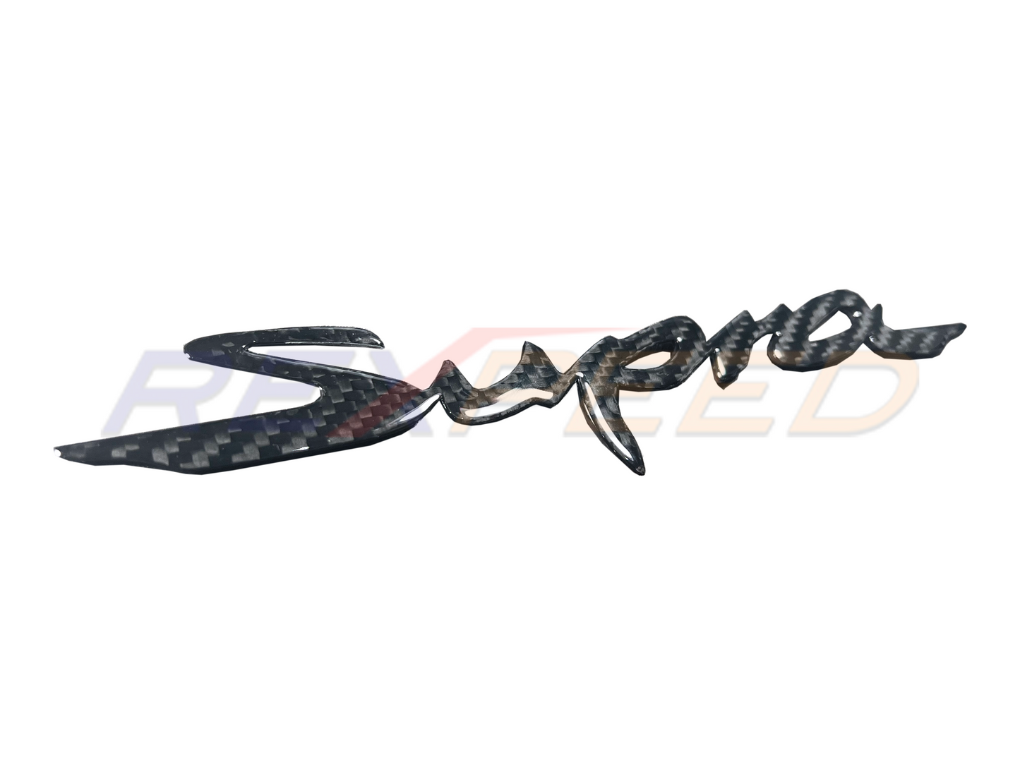 Rexpeed - Supra GR 2020+ Dry Carbon Rear Bumper Badge Replacement