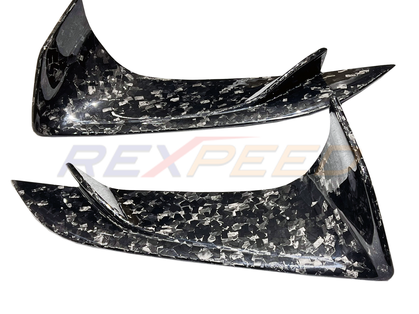 Rexpeed - Supra GR 2020+ Forged Carbon Lower Front Bumper Covers
