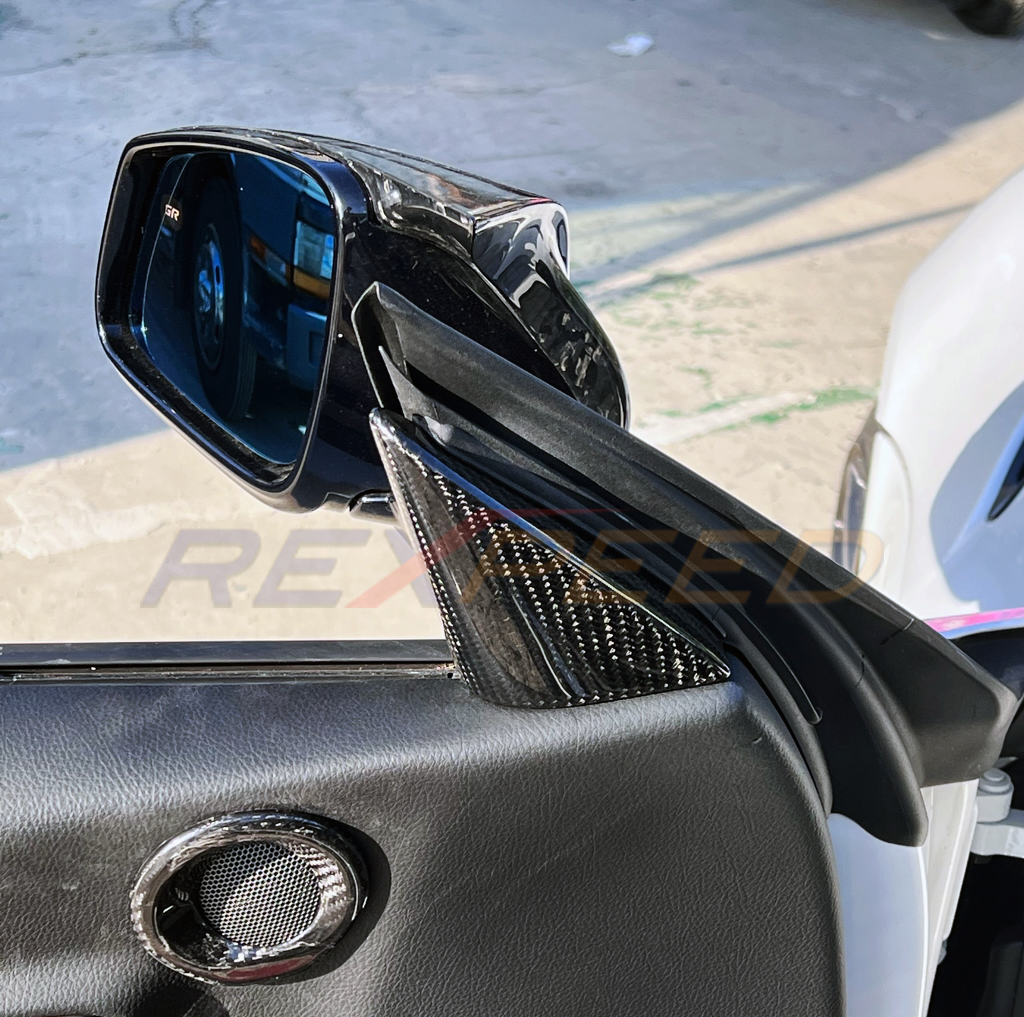 Rexpeed - Supra GR 2020+ Carbon Fiber Interior Door / Mirror Trim