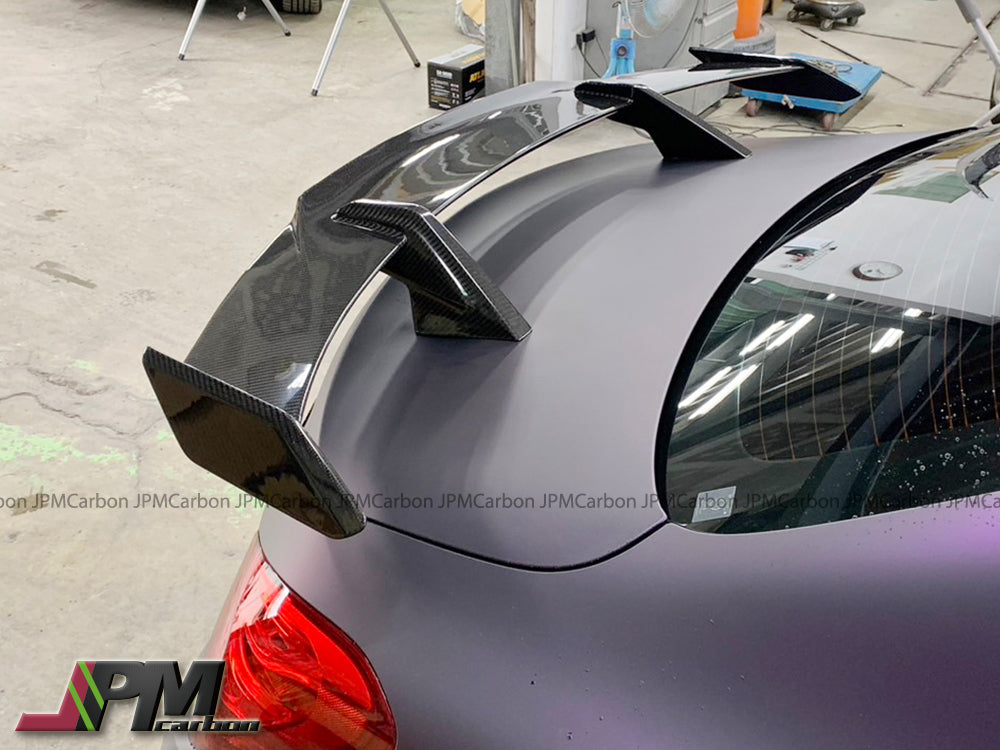 MP Style Dry Carbon Trunk Spoiler Fits For Most Cars with Flat Trunk