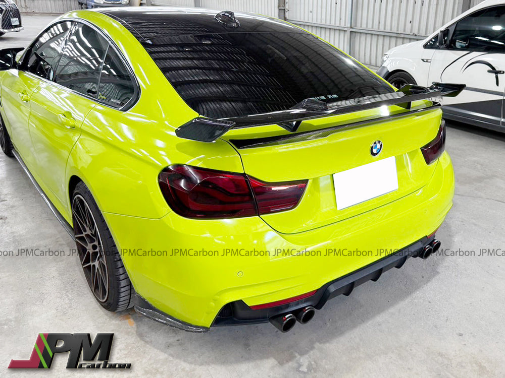 MP Style Dry Carbon Trunk Spoiler Fits For Most Cars with Flat Trunk