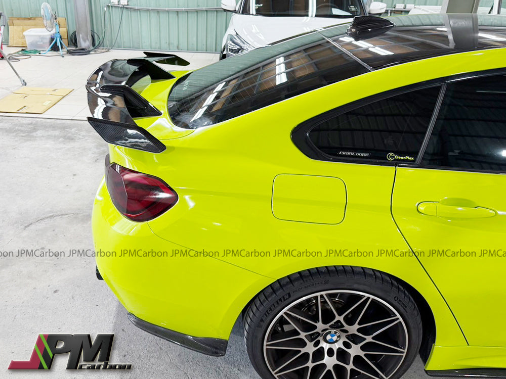 MP Style Dry Carbon Trunk Spoiler Fits For Most Cars with Flat Trunk