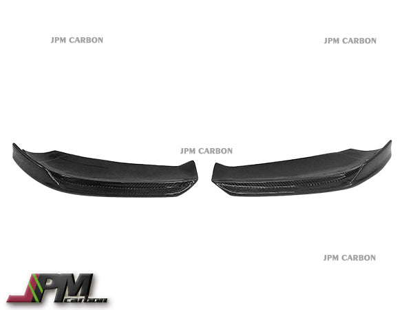 Carbon Fiber DP Style Front Bumper Add-on Splitter Lips Fits For 2015-2018 Mercedes-Benz W205 Pre-facelift C-Class w/ AMG Sport Package