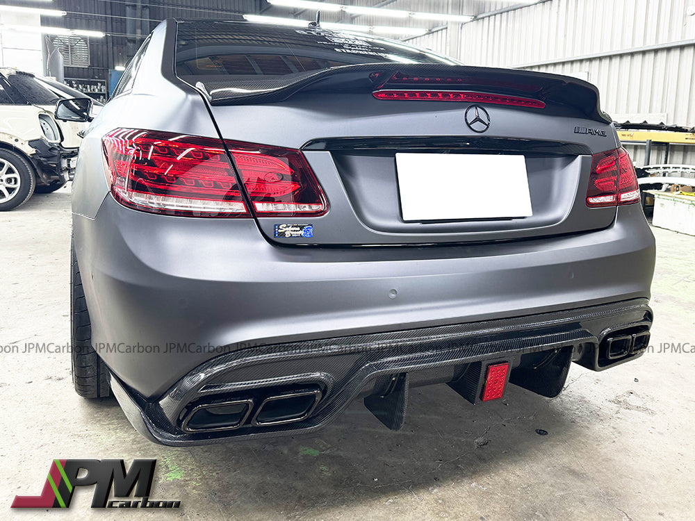 GT Style Carbon Fiber Rear Diffuser Fits For 2014-2016 Mercedes-Benz W207 E-Class Coupe/Convertible with AMG Sport Package Only