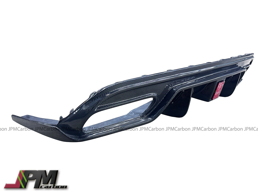 GT Style Carbon Fiber Rear Diffuser Fits For 2014-2016 Mercedes-Benz W207 E-Class Coupe/Convertible with AMG Sport Package Only