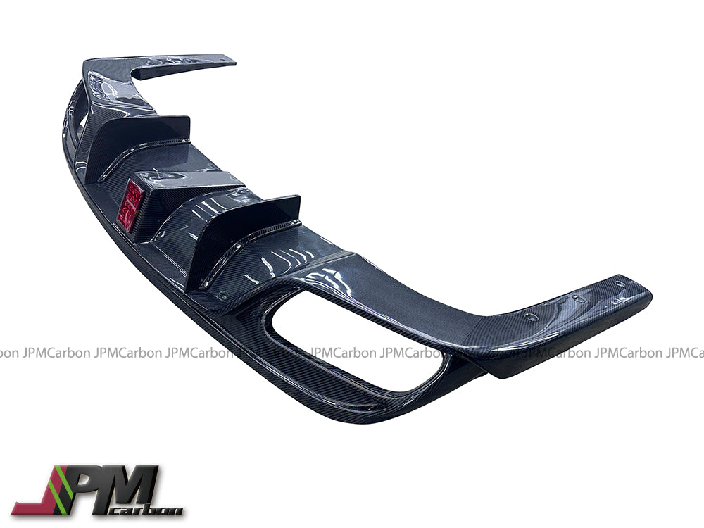 GT Style Carbon Fiber Rear Diffuser Fits For 2014-2016 Mercedes-Benz W207 E-Class Coupe/Convertible with AMG Sport Package Only
