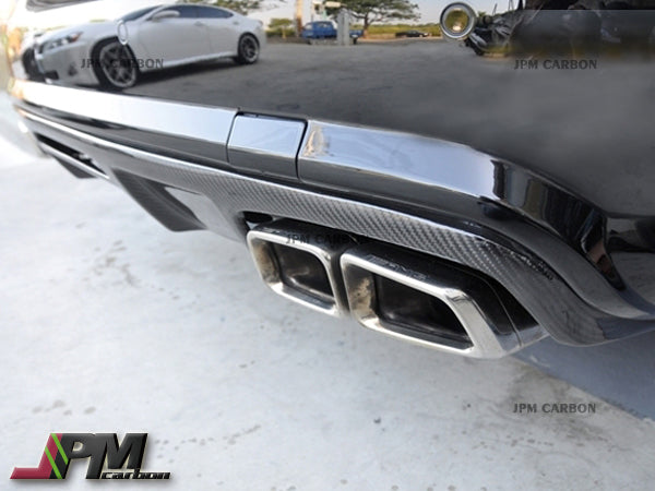 CLS63 Style Carbon Fiber Rear Diffuser Fits For 2011-2017 Mercedes-Benz W218 CLS-Class with AMG Sport Package Only