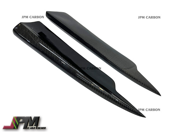 Carbon Fiber Rear Bumper Add-on Splitter Lips Fits For 2011-2018 Mercedes-Benz W218 CLS-Class with AMG Sport Package Only