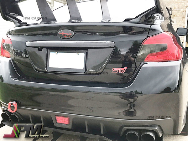 JPM Carbon Fiber License Plate Backing Fits For 2015-2021 Subaru WRX / STI Only